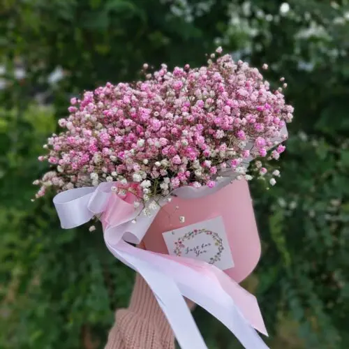 Композиция "Воздушность гипсофилы"