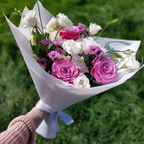 Букет "Сиреневое утро"