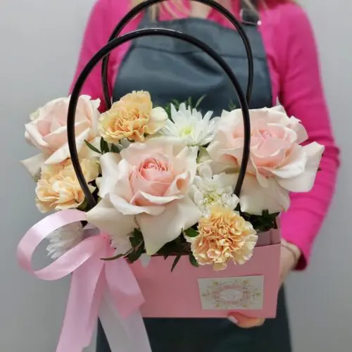 Объемная композиция в сумочке